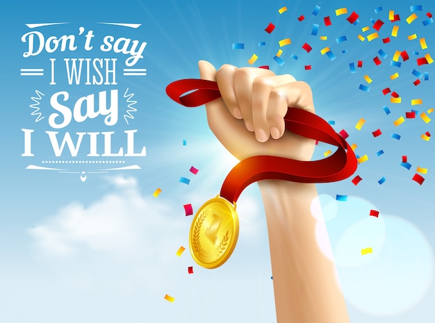 achievement-quotes-with-success-medal-goal-symbols-realistic-illustration_1284-28111